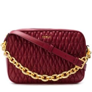 FURLA Cometa Quilted crossbody camera bag